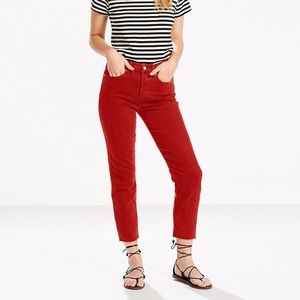 Levi’s Wedgie Fit Jeans | Red | Sz 29